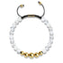 Howlite | Gold | Balance Gemstone Macrame Bracelet
